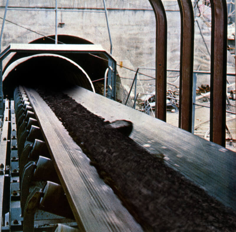 Coal conveyor belt