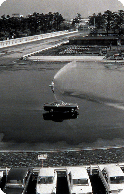 Tyre test course at Hiratsuka Factory